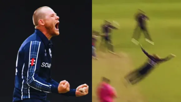 Michael Leask took such a stunning catch even the camera could not capture it